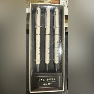 Rae Dunn Cream Pen Set
